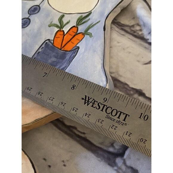 Oh Peter! Easter Bunny Ceramic Platter 16”by 9” - Picture 9 of 10